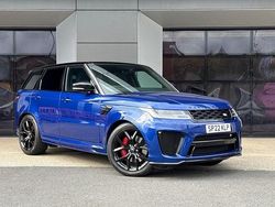 Blue Used 2022 Land Rover Range Rover Sport SVR SUV | £57,990 (Fair price)