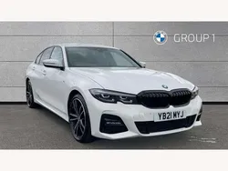 White Used 2021 BMW 330e M Sport Sedan | £22,895 (Fair price)