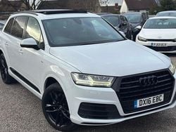 White Used 2016 Audi Q7 S-Line SUV | £19,995 (Fair price)