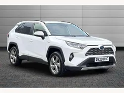 White Used 2020 Toyota RAV4 Hybrid Design SUV | £20,995 (Fair price)