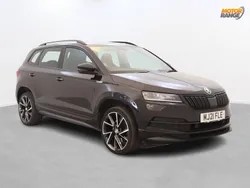 Black Used 2021 Skoda Karoq SportLine SUV | £20,895 (Fair price)