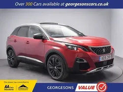 Red Used 2019 Peugeot 3008 Premium SUV | £11,800 (Fair price)