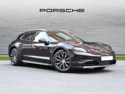 Paint to sample: superior red metallic New 2025 Porsche Taycan 4S Cross Turismo Sedan | £92,900 (Super price)
