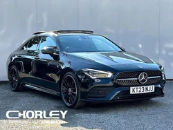 Black Used 2023 Mercedes CLA200 AMG line Coupe | £27,528 (Fair price)