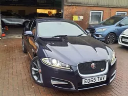 Blue Used 2015 Jaguar XF R-Sport Sedan | £8,995 (Super price)