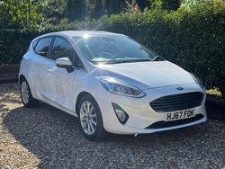 White Used 2017 Ford Fiesta Titanium Hatchback | £6,749 (Fair price)