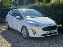 White Used 2017 Ford Fiesta Titanium Hatchback | £6,749 (Fair price)