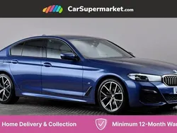 Blue Used 2022 BMW 520 M Sport Sedan | £25,487 (Good price)