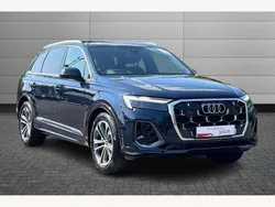 Blue New 2025 Audi Q7 S-Line SUV | £59,995