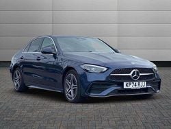 Blue Used 2024 Mercedes C300e AMG line Sedan | £34,195 (Super price)