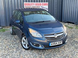 Blue Used 2014 Vauxhall Meriva MPV | £2,490 (Fair price)