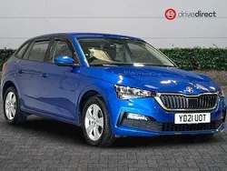 Blue Used 2021 Skoda Scala SE Hatchback | £13,750 (Fair price)
