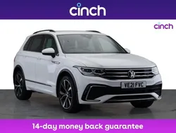 White Used 2021 VW Tiguan R-line SUV | £22,699 (Fair price)