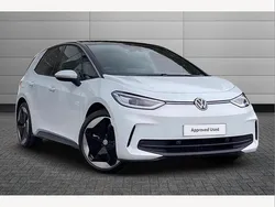 White New 2025 VW ID.3 Pro Hatchback | £29,495 (A bit pricey)