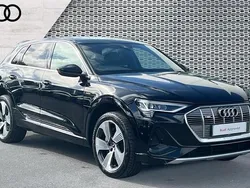 Black Used 2022 Audi e-tron S-Line SUV | £24,572 (A bit pricey)