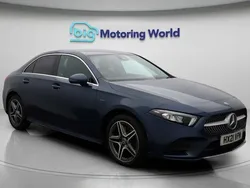 Blue Used 2021 Mercedes A250 AMG line Sedan | £16,900 (Good price)