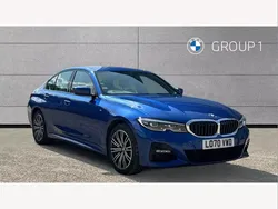 Portimao blue Used 2021 BMW 330e M Sport Sedan | £20,995 (Fair price)