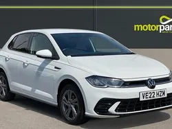 White Used 2022 VW Polo R-line Hatchback | £15,700 (Fair price)