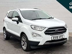 White Used 2018 Ford Ecosport Titanium SUV | £8,399 (Fair price)