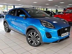 Blue Used 2024 Ford Puma Gen-E Titanium Hatchback | £17,489 (Fair price)