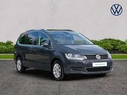 Grey Used 2021 VW Sharan SE MPV | £20,190 (A bit pricey)