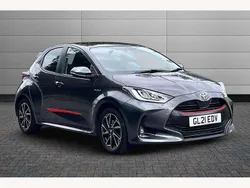 Grey Used 2021 Toyota Yaris Hybrid Design Hatchback | £15,395 (Fair price)