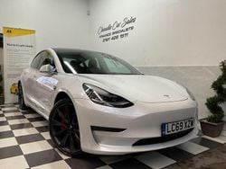 White Used 2019 Tesla Model 3 Performance Sedan | £19,995 (Fair price)
