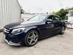 Blue Used 2018 Mercedes C220 AMG line Sedan | £11,709 (Good price)