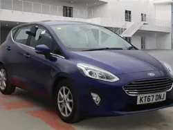 Blue Used 2018 Ford Fiesta Zetec Hatchback | £6,490 (Fair price)