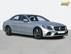Black Used 2025 Mercedes C300 AMG line Sedan | £19,295
