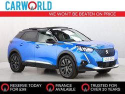 Blue Used 2021 Peugeot e-2008 Premium SUV | £13,691 (Fair price)