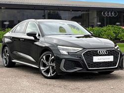 Black Used 2023 Audi A3 S-Line Sedan | £22,490 (Fair price)