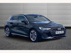 Mythos black New 2025 Audi A3 S-Line Hatchback | £28,695 (Fair price)
