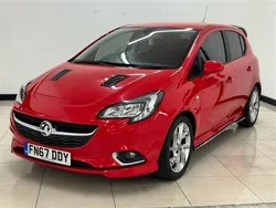 Red Used 2017 Vauxhall Corsa SRi Hatchback | £6,250 (Fair price)