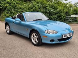 Blue Used 2002 Mazda MX5 Cabriolet | £3,995 (Expensive)