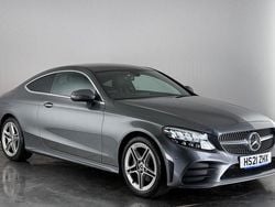 Grey Used 2021 Mercedes C220 AMG line Coupe | £24,850 (Fair price)