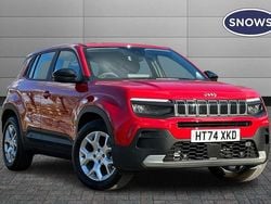 Ruby New 2025 Jeep Avenger Altitude SUV | £19,938 (Good price)