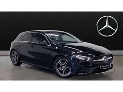 Cosmos black metallic Used 2019 Mercedes A180 AMG Line Premium Hatchback | £17,490 (Fair price)
