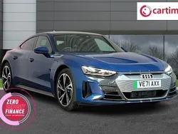 Blue Used 2021 Audi e-tron GT quattro Design Sedan | £38,888 (Super price)