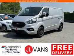 Silver Used 2021 Ford Transit Custom Limited Van | £19,975 (Fair price)
