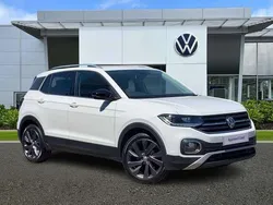 Pure white Used 2019 VW T-Cross Edition SUV | £13,698 (A bit pricey)