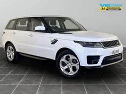 White Used 2021 Land Rover Range Rover Sport HSE SUV | £30,495 (Super price)