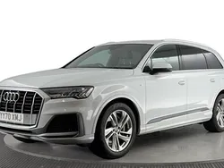 White Used 2021 Audi Q7 S-Line SUV | £31,920 (Good price)