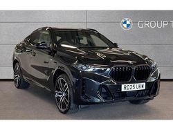 Black sapphire metallic paint Used 2025 BMW X6 M Sport SUV | £66,989 (Expensive)