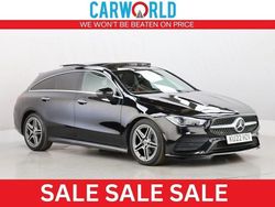 Black Used 2022 Mercedes CLA180 Shooting Brake AMG line Estate | £19,490 (Expensive)