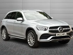 Silver Used 2022 Mercedes GLC300 AMG Line Premium Estate | £35,195 (Good price)