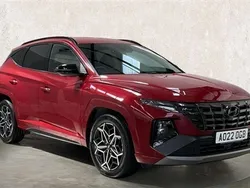 Red Used 2022 Hyundai Tucson N Line SUV | £23,485 (Fair price)