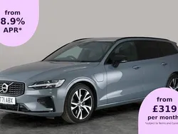 Grey Used 2021 Volvo V60 R-Design Estate | £20,761 (Fair price)