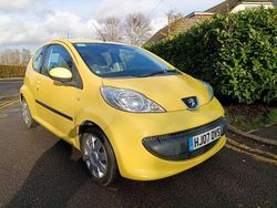 Yellow Used 2007 Peugeot 107 Hatchback | £1,795 (Fair price)