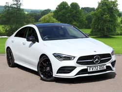 White Used 2022 Mercedes CLA200 AMG Line Premium Plus Coupe | £27,900 (A bit pricey)